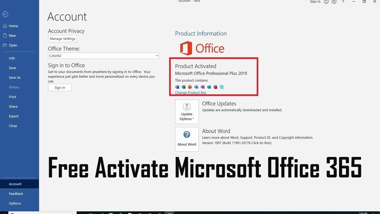 Office 365 Key Activation 2020 goodlasopa
